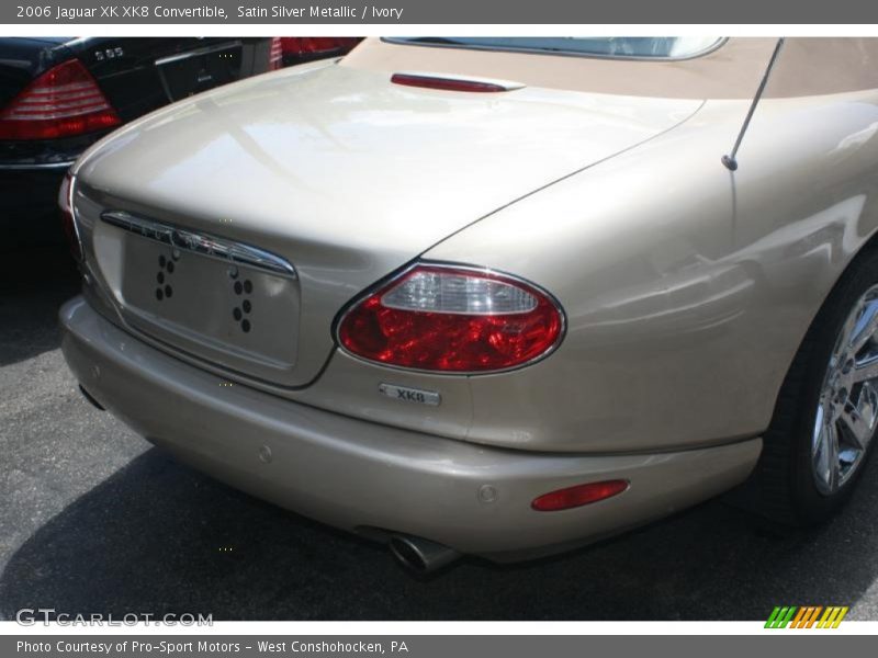 Satin Silver Metallic / Ivory 2006 Jaguar XK XK8 Convertible