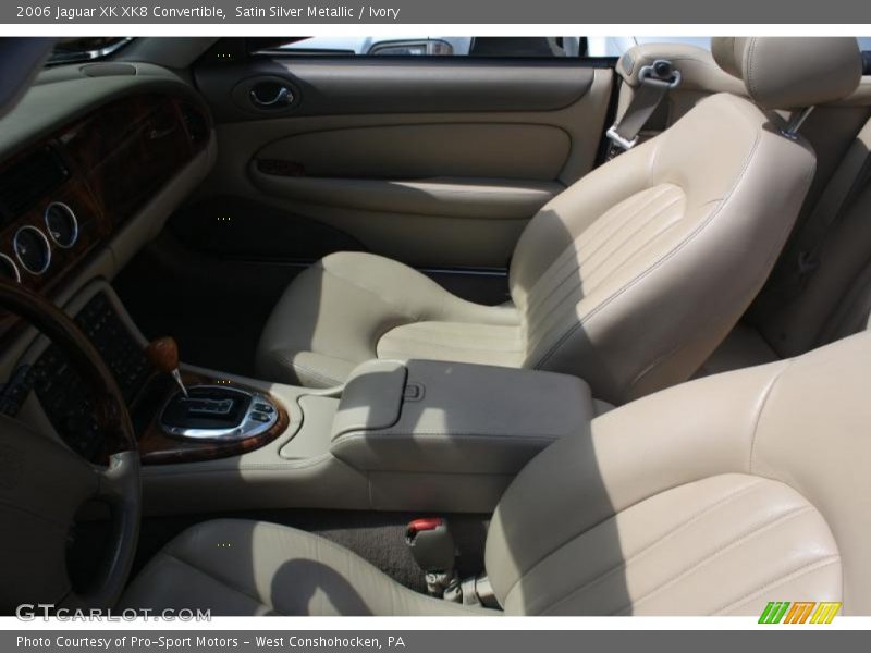 Satin Silver Metallic / Ivory 2006 Jaguar XK XK8 Convertible