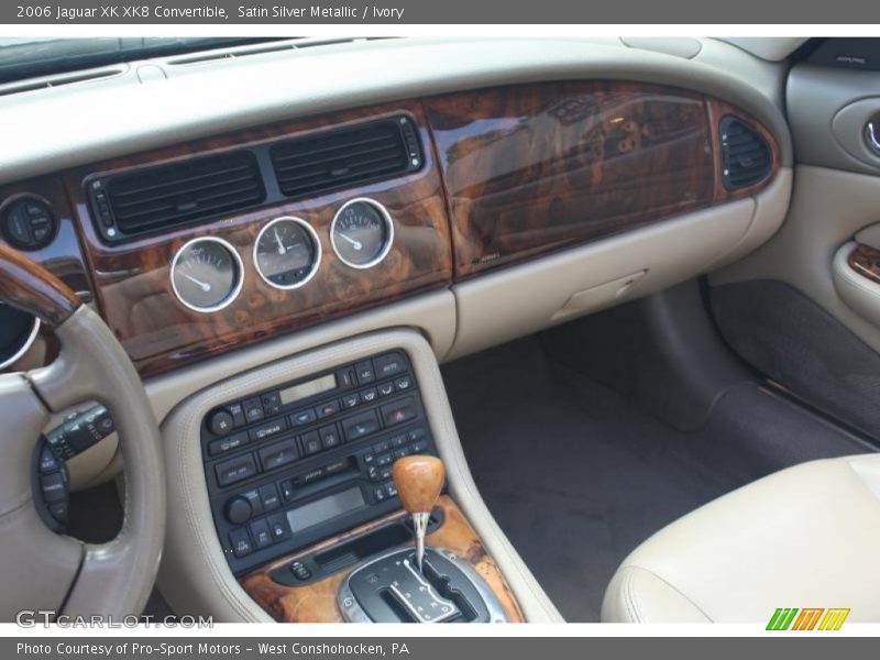 Satin Silver Metallic / Ivory 2006 Jaguar XK XK8 Convertible