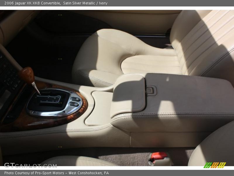 Satin Silver Metallic / Ivory 2006 Jaguar XK XK8 Convertible