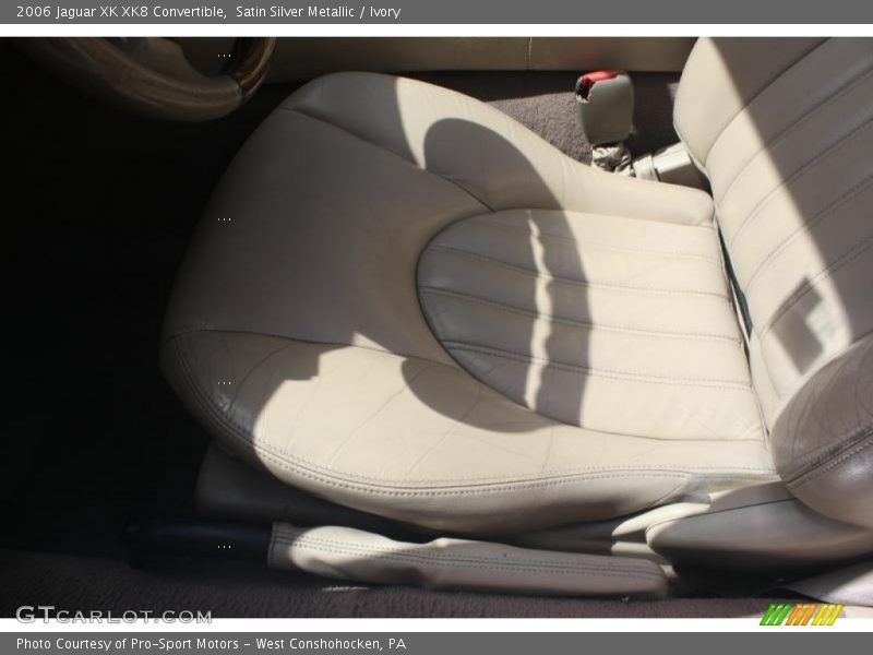 Satin Silver Metallic / Ivory 2006 Jaguar XK XK8 Convertible