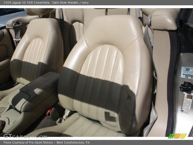 Satin Silver Metallic / Ivory 2006 Jaguar XK XK8 Convertible