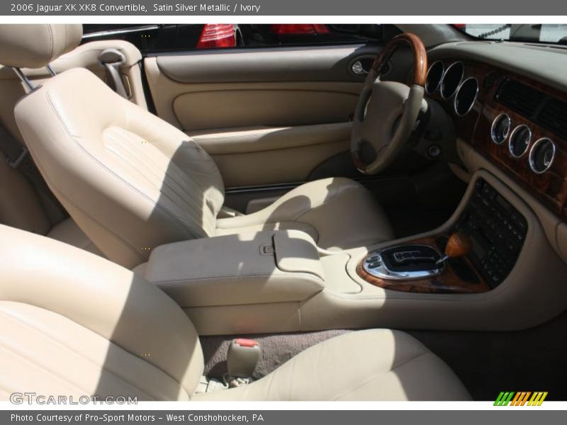 Satin Silver Metallic / Ivory 2006 Jaguar XK XK8 Convertible