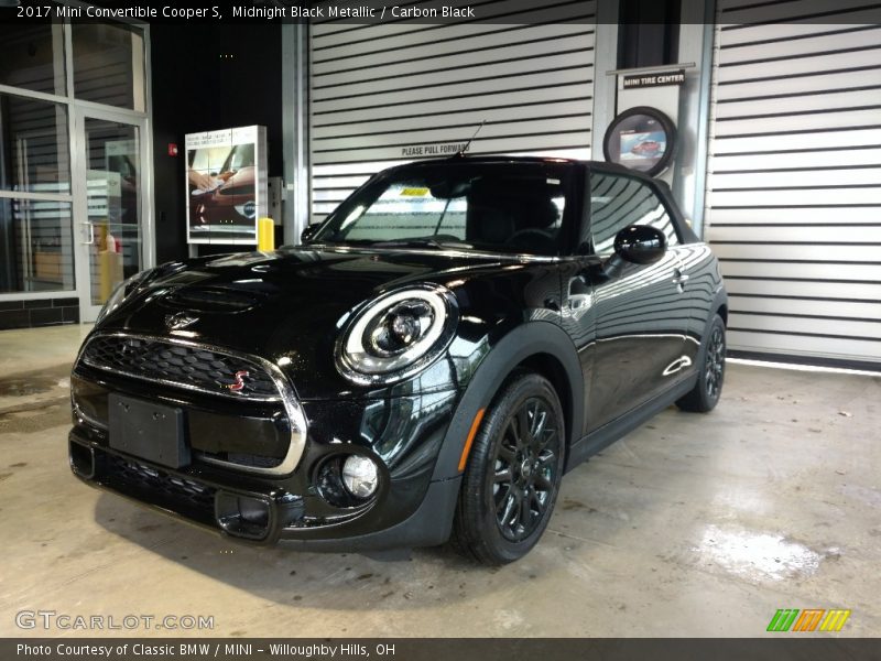 Midnight Black Metallic / Carbon Black 2017 Mini Convertible Cooper S