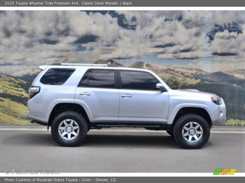 Classic Silver Metallic / Black 2015 Toyota 4Runner Trail Premium 4x4