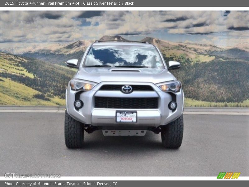 Classic Silver Metallic / Black 2015 Toyota 4Runner Trail Premium 4x4