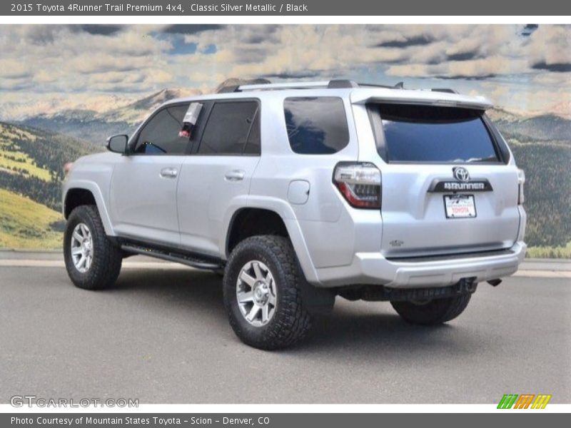 Classic Silver Metallic / Black 2015 Toyota 4Runner Trail Premium 4x4
