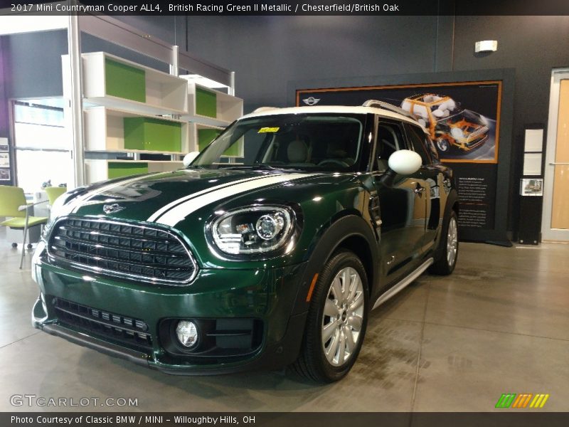 British Racing Green II Metallic / Chesterfield/British Oak 2017 Mini Countryman Cooper ALL4