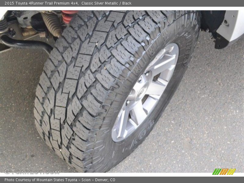 Classic Silver Metallic / Black 2015 Toyota 4Runner Trail Premium 4x4