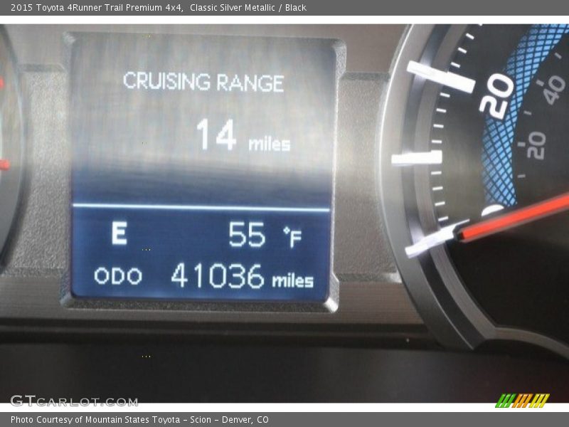 Classic Silver Metallic / Black 2015 Toyota 4Runner Trail Premium 4x4