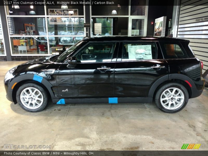 Midnight Black Metallic / Carbon Black 2017 Mini Clubman Cooper ALL4