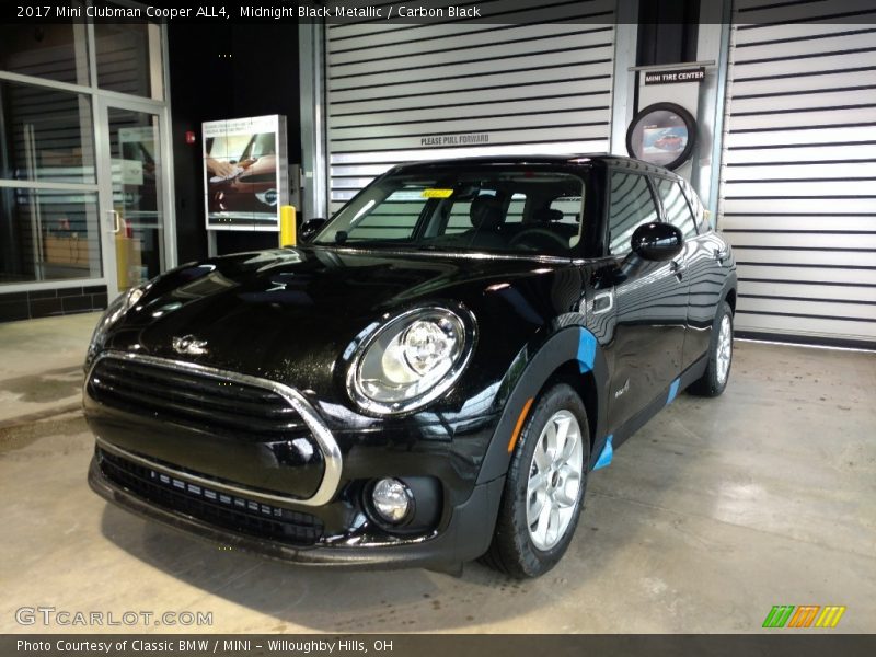 Midnight Black Metallic / Carbon Black 2017 Mini Clubman Cooper ALL4
