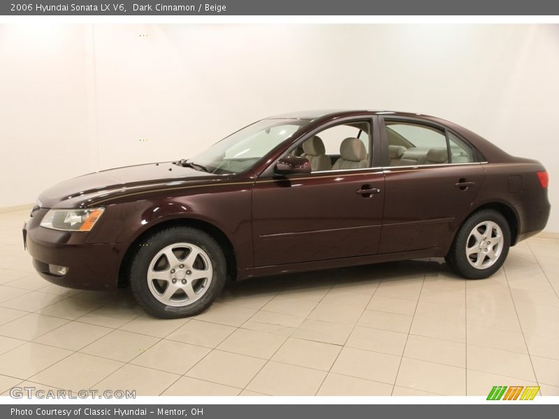 Dark Cinnamon / Beige 2006 Hyundai Sonata LX V6
