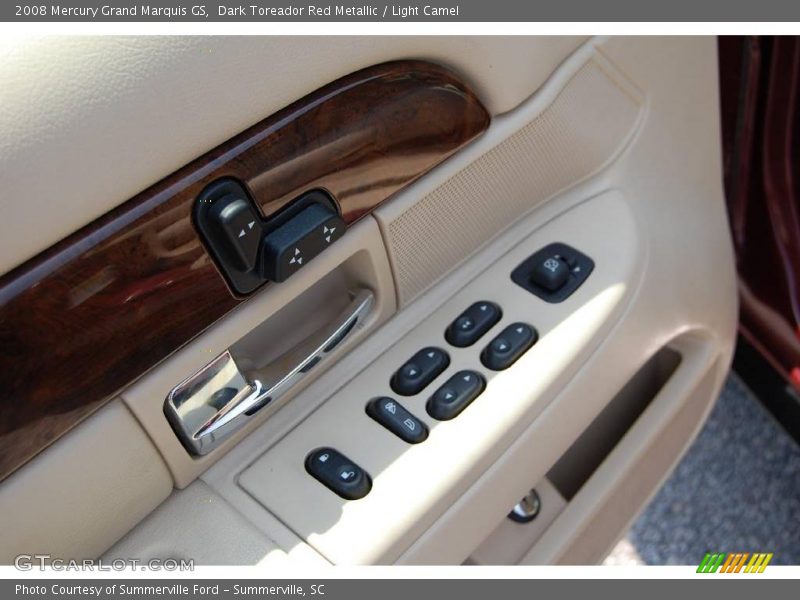 Dark Toreador Red Metallic / Light Camel 2008 Mercury Grand Marquis GS