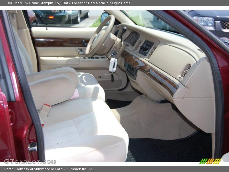 Dark Toreador Red Metallic / Light Camel 2008 Mercury Grand Marquis GS