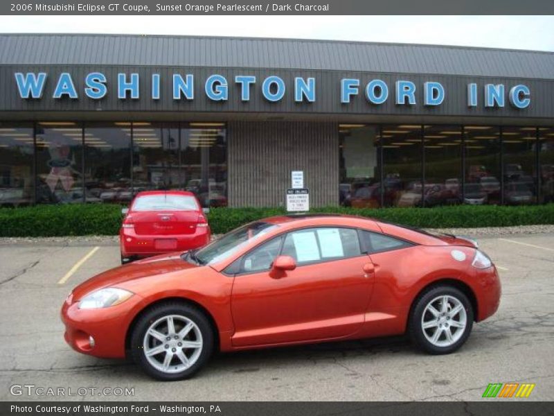 Sunset Orange Pearlescent / Dark Charcoal 2006 Mitsubishi Eclipse GT Coupe