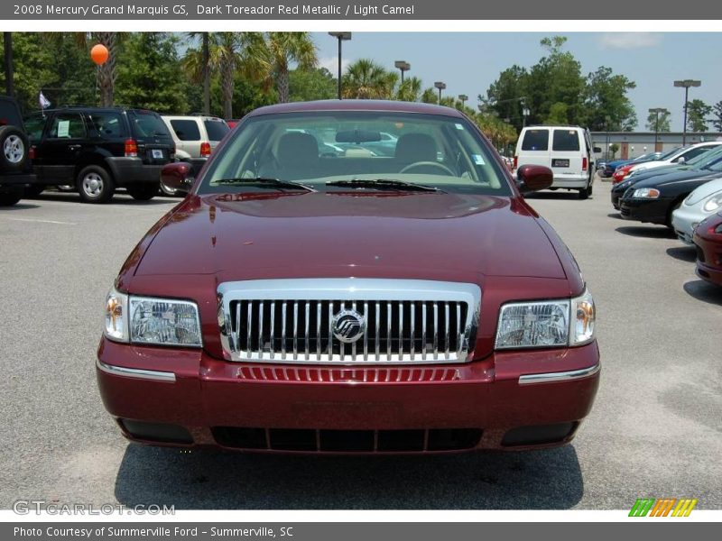 Dark Toreador Red Metallic / Light Camel 2008 Mercury Grand Marquis GS