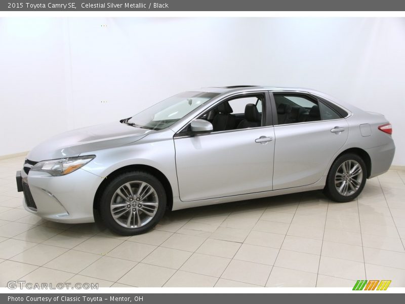 Celestial Silver Metallic / Black 2015 Toyota Camry SE
