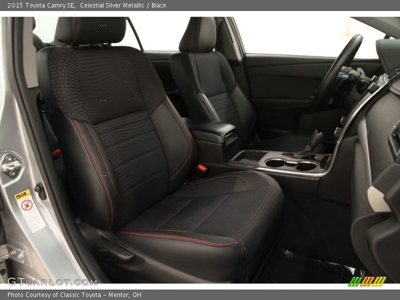 Celestial Silver Metallic / Black 2015 Toyota Camry SE