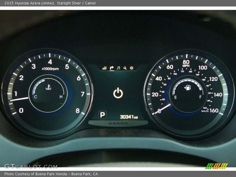 Starlight Silver / Camel 2015 Hyundai Azera Limited