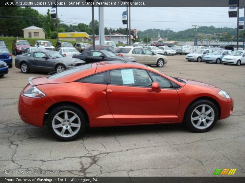 Sunset Orange Pearlescent / Dark Charcoal 2006 Mitsubishi Eclipse GT Coupe