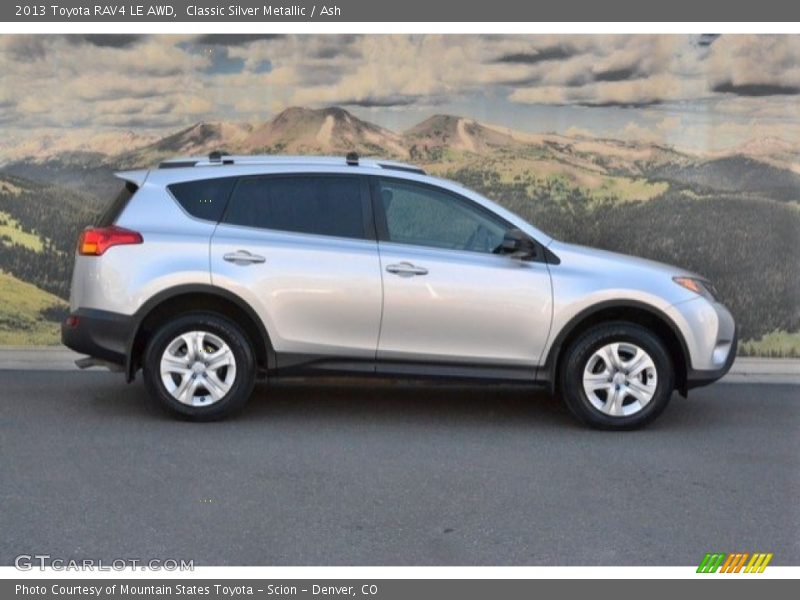 Classic Silver Metallic / Ash 2013 Toyota RAV4 LE AWD