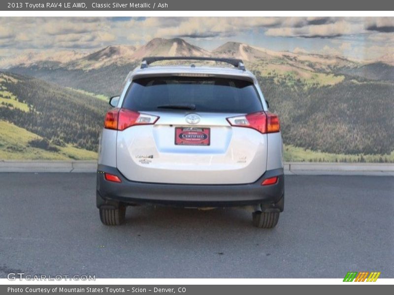 Classic Silver Metallic / Ash 2013 Toyota RAV4 LE AWD