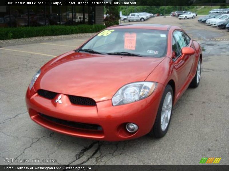 Sunset Orange Pearlescent / Dark Charcoal 2006 Mitsubishi Eclipse GT Coupe