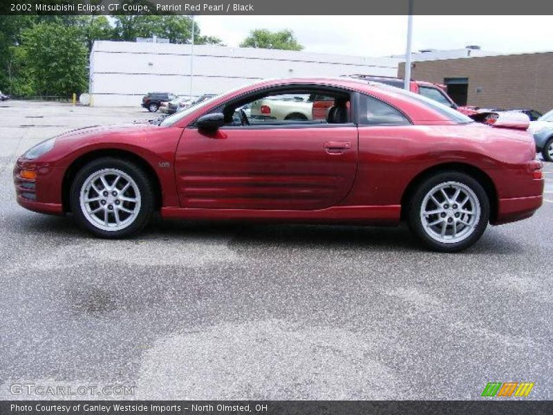 Patriot Red Pearl / Black 2002 Mitsubishi Eclipse GT Coupe