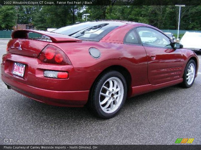 Patriot Red Pearl / Black 2002 Mitsubishi Eclipse GT Coupe