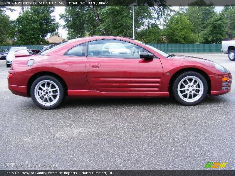 Patriot Red Pearl / Black 2002 Mitsubishi Eclipse GT Coupe