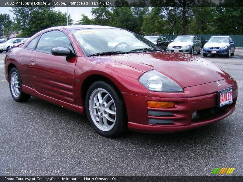 Patriot Red Pearl / Black 2002 Mitsubishi Eclipse GT Coupe