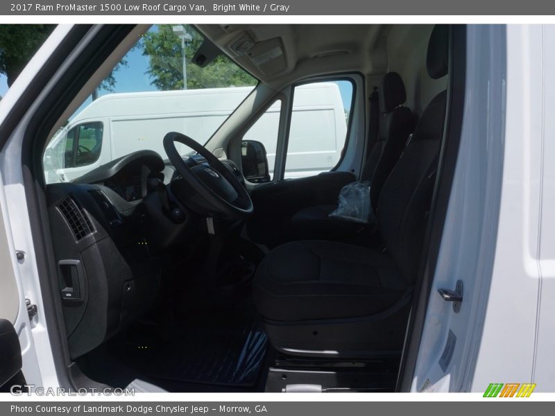 Bright White / Gray 2017 Ram ProMaster 1500 Low Roof Cargo Van