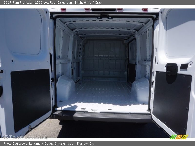 Bright White / Gray 2017 Ram ProMaster 1500 Low Roof Cargo Van
