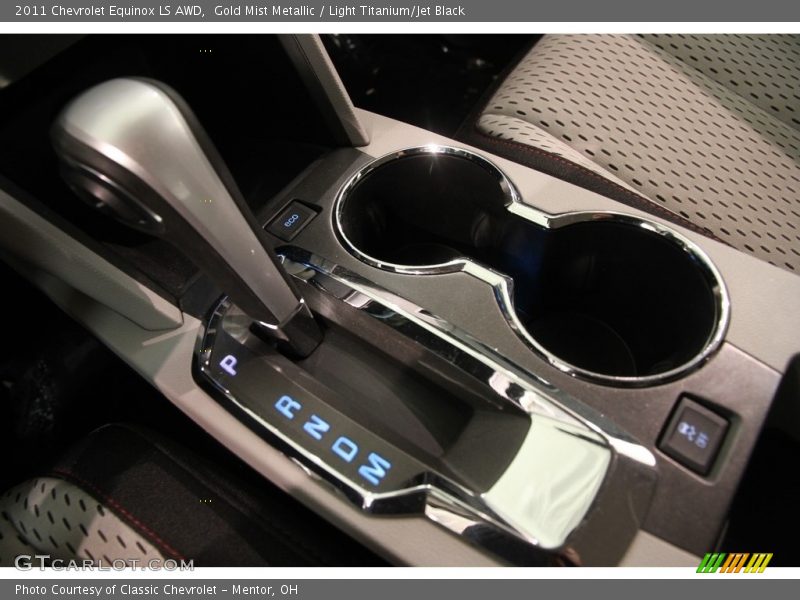 Gold Mist Metallic / Light Titanium/Jet Black 2011 Chevrolet Equinox LS AWD