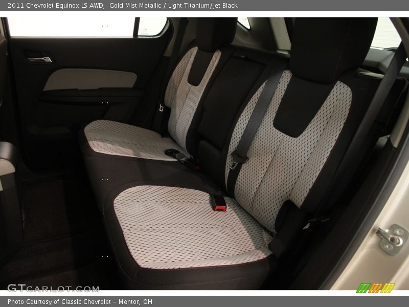 Gold Mist Metallic / Light Titanium/Jet Black 2011 Chevrolet Equinox LS AWD