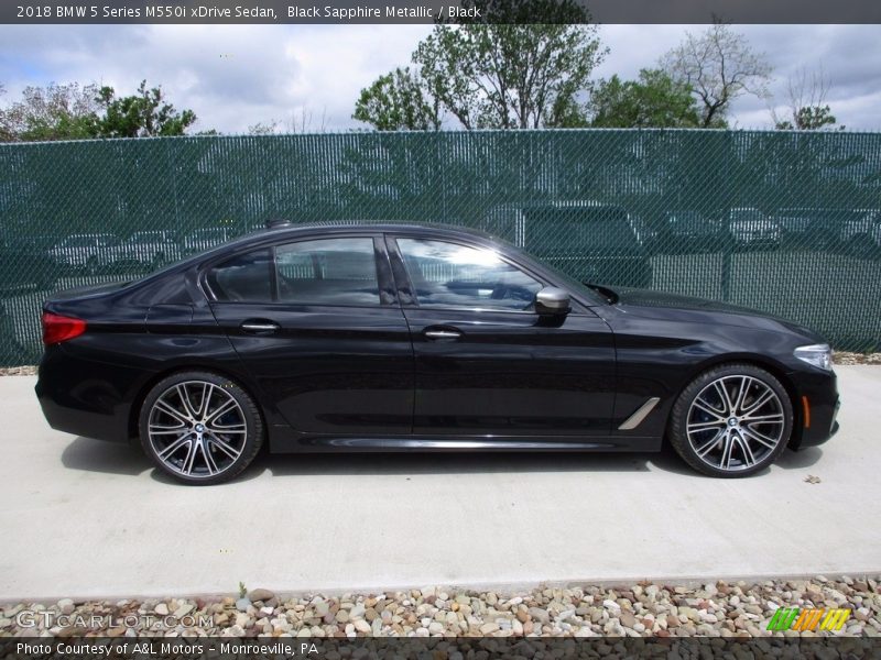  2018 5 Series M550i xDrive Sedan Black Sapphire Metallic