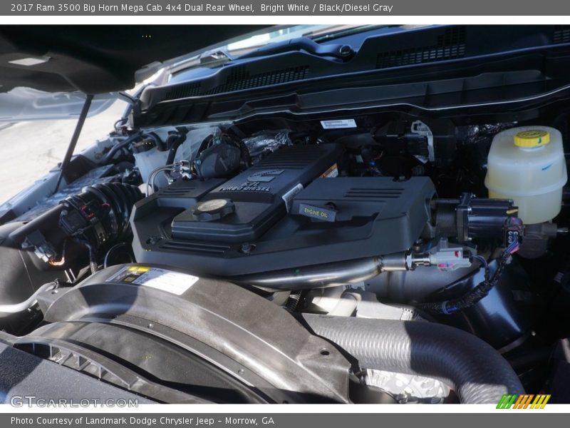  2017 3500 Big Horn Mega Cab 4x4 Dual Rear Wheel Engine - 6.7 Liter OHV 24-Valve Cummins Turbo-Diesel Inline 6 Cylinder