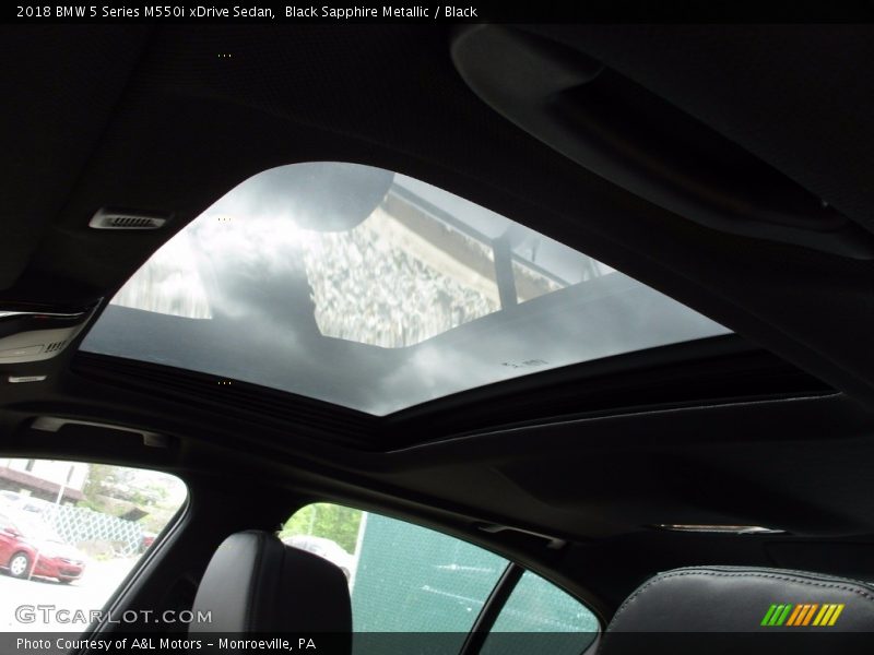 Sunroof of 2018 5 Series M550i xDrive Sedan