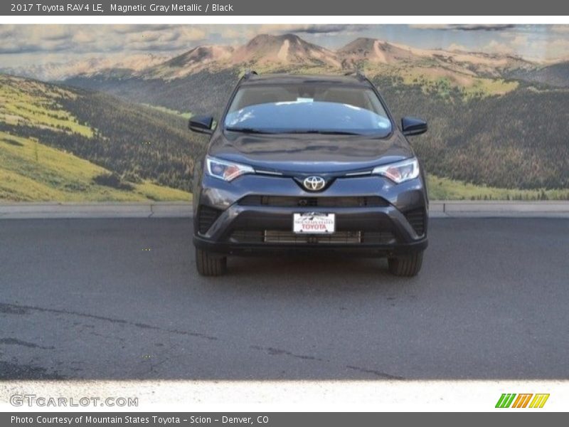 Magnetic Gray Metallic / Black 2017 Toyota RAV4 LE