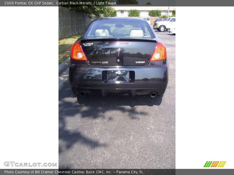 Carbon Black Metallic / Light Taupe 2009 Pontiac G6 GXP Sedan