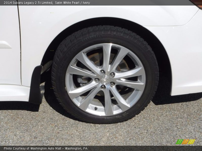 Satin White Pearl / Ivory 2014 Subaru Legacy 2.5i Limited