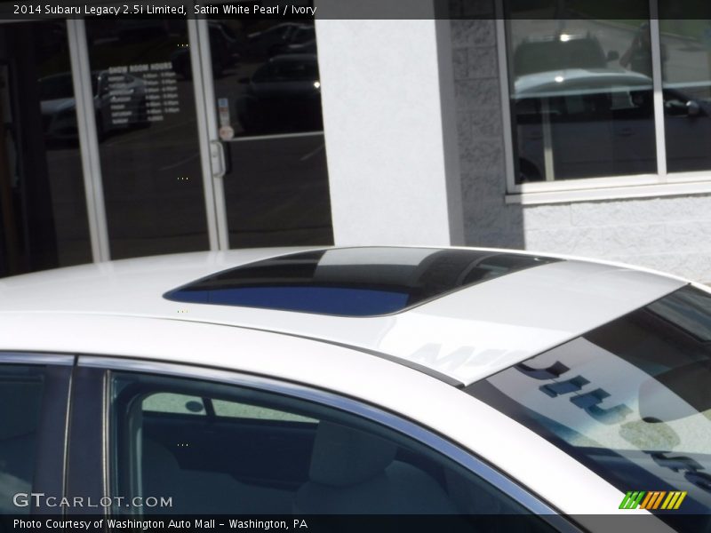 Satin White Pearl / Ivory 2014 Subaru Legacy 2.5i Limited