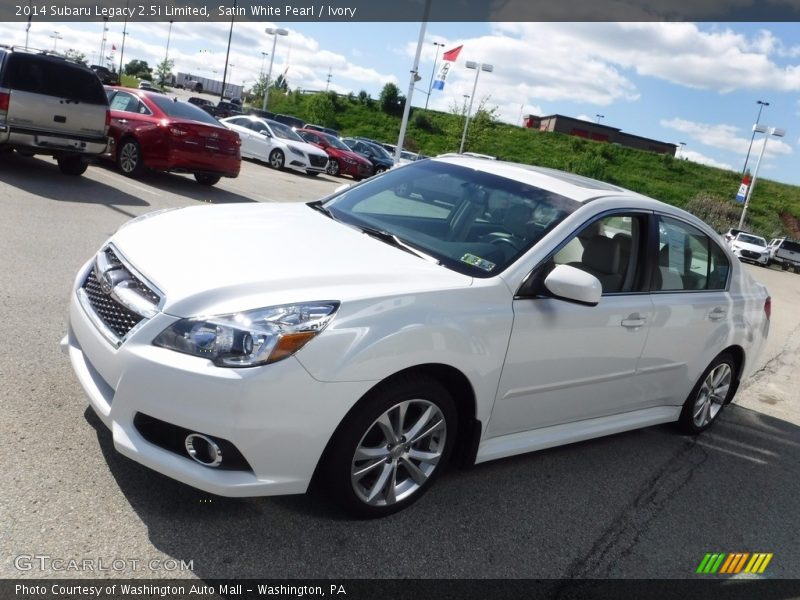 Satin White Pearl / Ivory 2014 Subaru Legacy 2.5i Limited