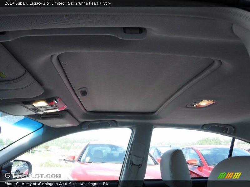 Satin White Pearl / Ivory 2014 Subaru Legacy 2.5i Limited