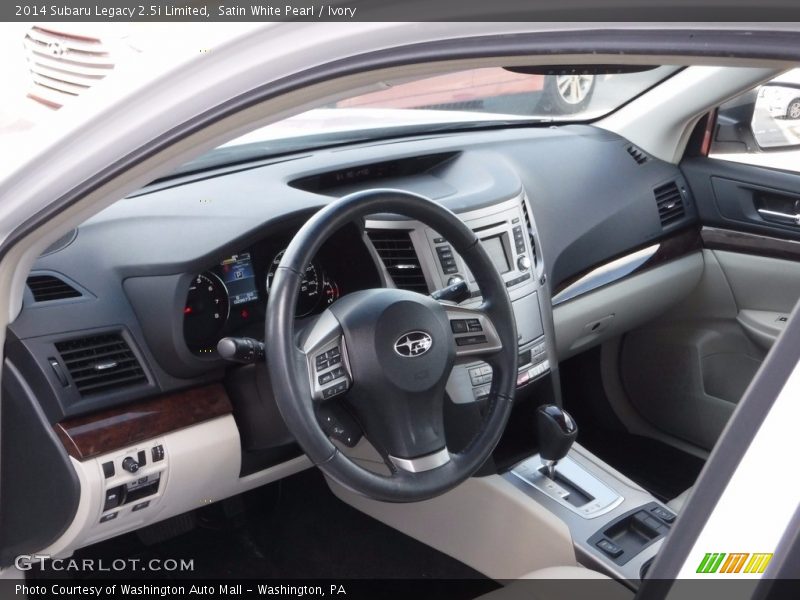 Satin White Pearl / Ivory 2014 Subaru Legacy 2.5i Limited