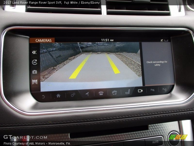 Controls of 2017 Range Rover Sport SVR