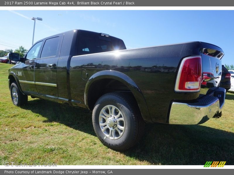 Brilliant Black Crystal Pearl / Black 2017 Ram 2500 Laramie Mega Cab 4x4