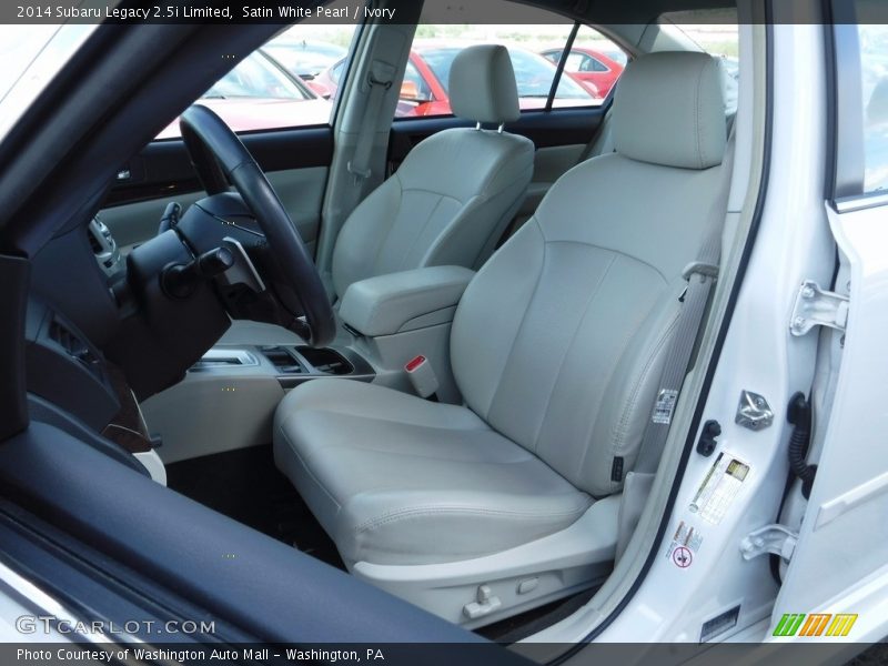 Satin White Pearl / Ivory 2014 Subaru Legacy 2.5i Limited