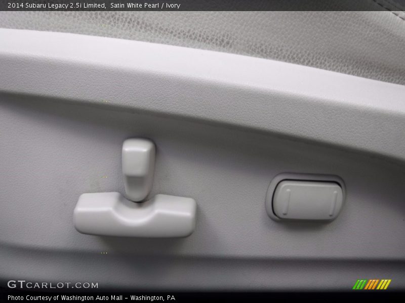 Satin White Pearl / Ivory 2014 Subaru Legacy 2.5i Limited